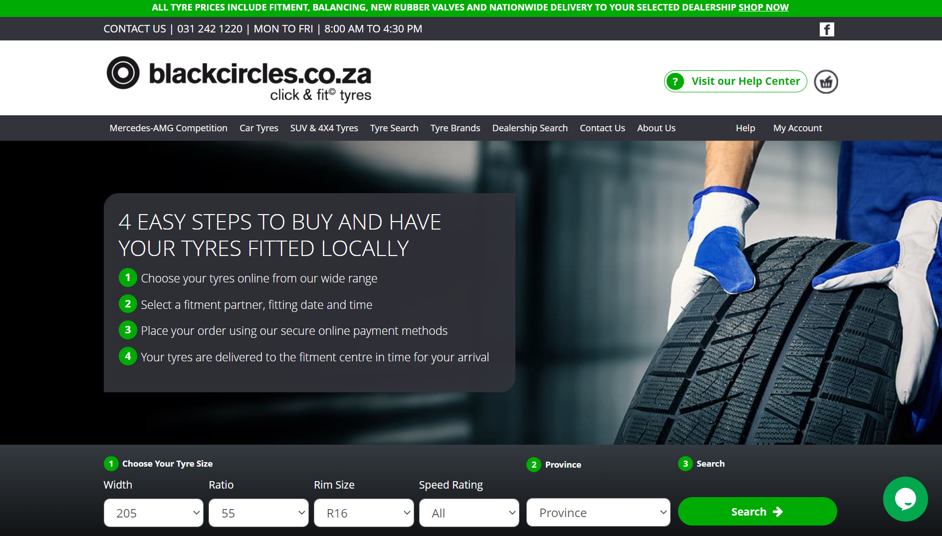Sumitomo-run Blackcircles ZA brings its brand of online tyre retail to South Africa