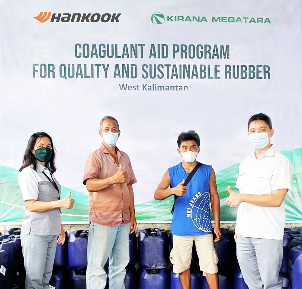 Sustainable rubber – Hankook supplying eco-friendly coagulant