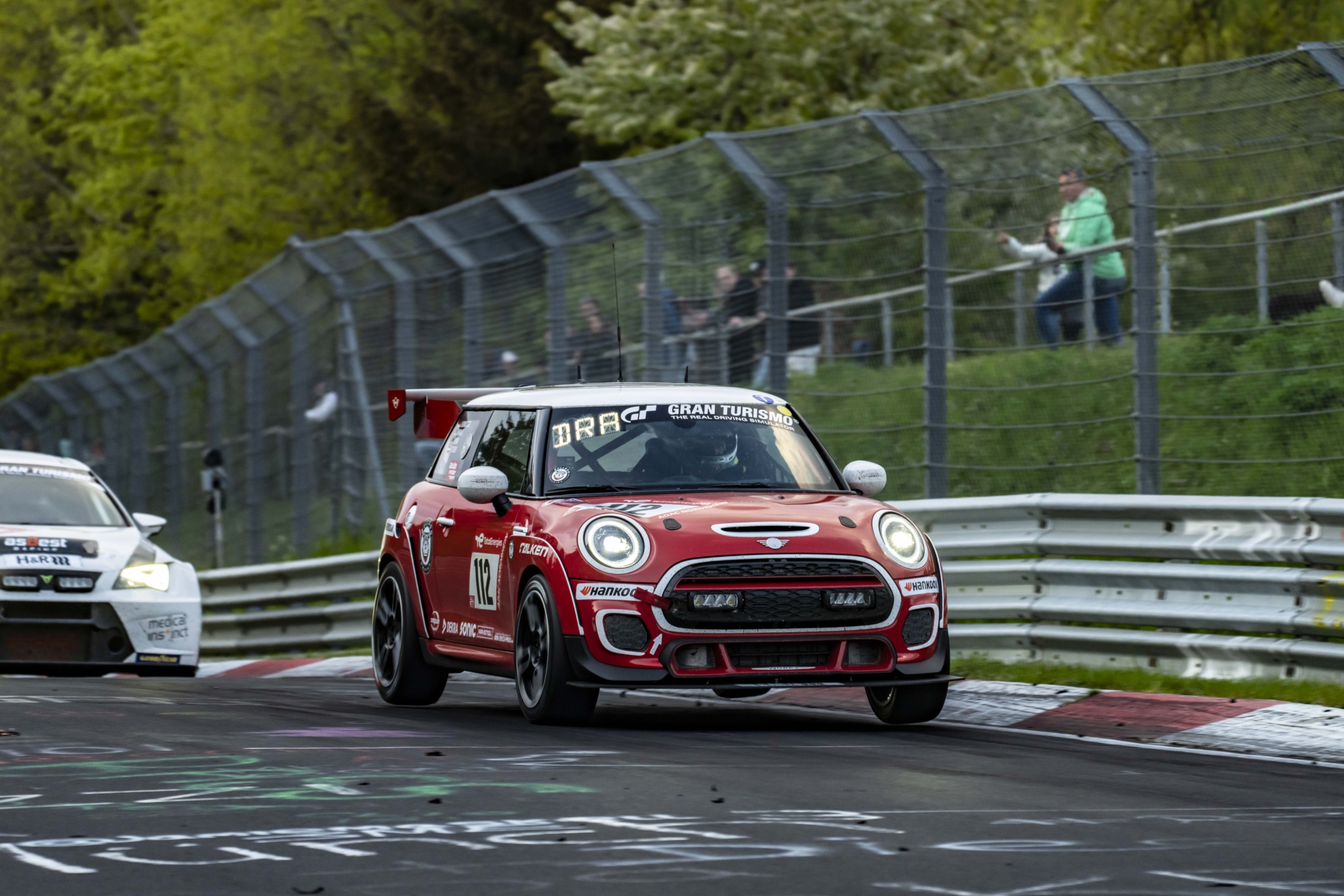 MINI John Cooper Works racing on Hankook tyres in Nürburgring 24 Hours