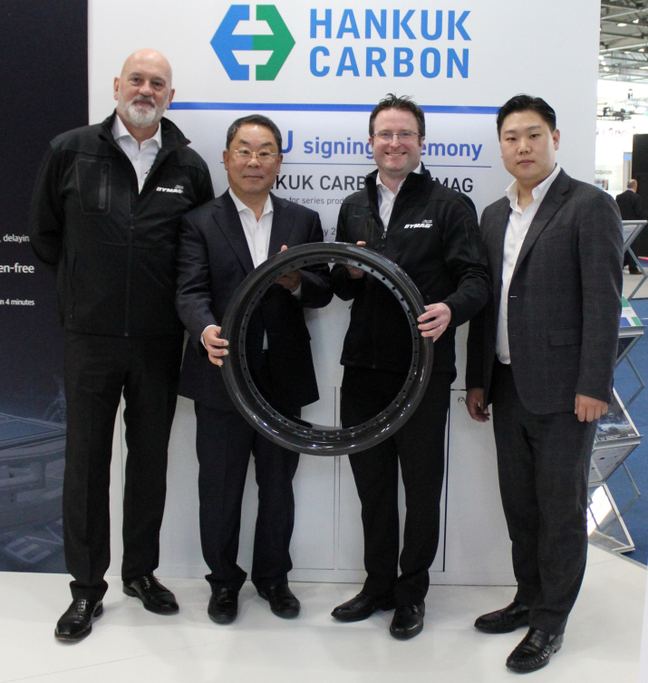 Dymag & Hankuk Carbon partner to produce carbon composite rims for OEMs