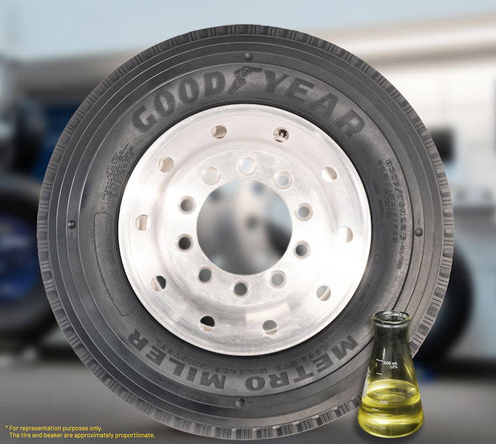 US launch for Goodyear’s soybean truck tyres