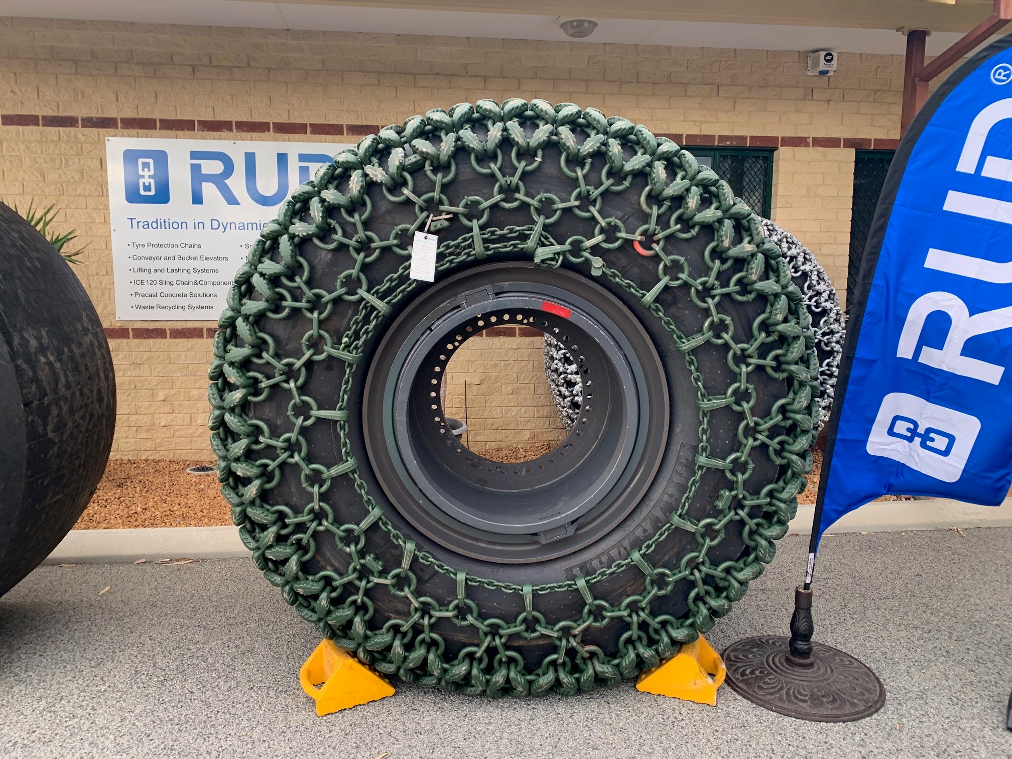 BKT-made chain-ready OTR tyres get world debut in Australia