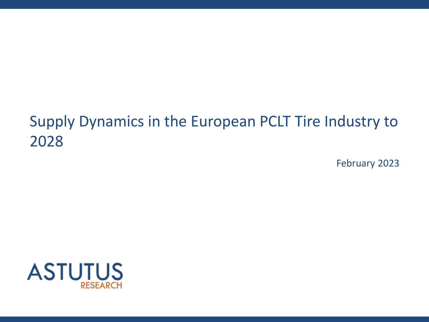 Supply Dynamics in the European PCLT Tire Industry to 2028