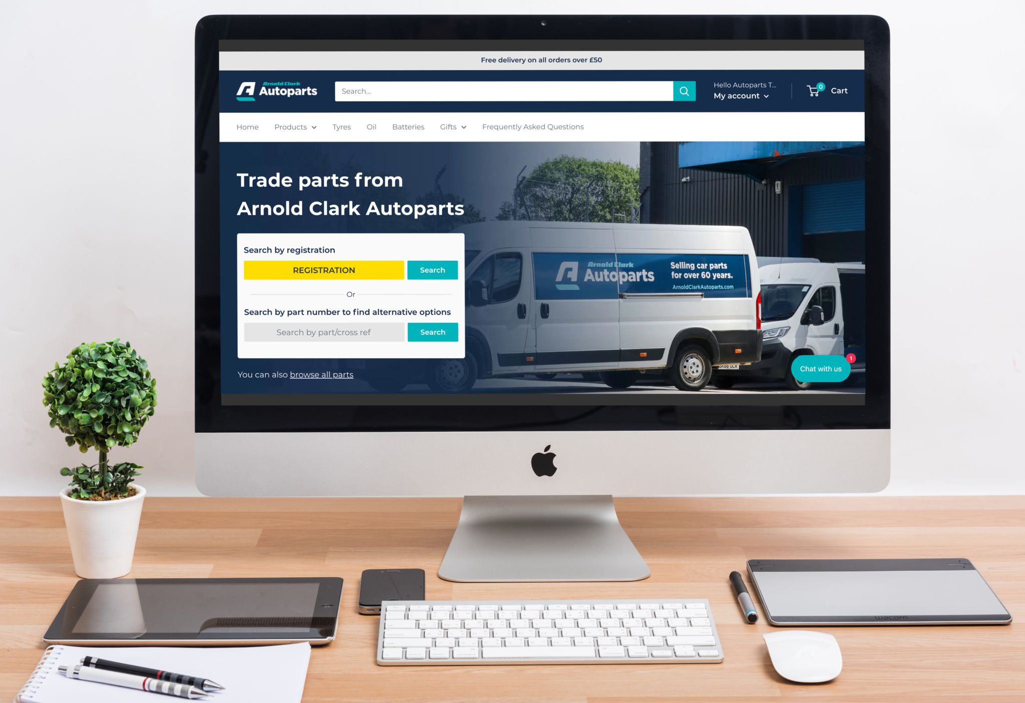Arnold Clark Autoparts starts trade website roll-out