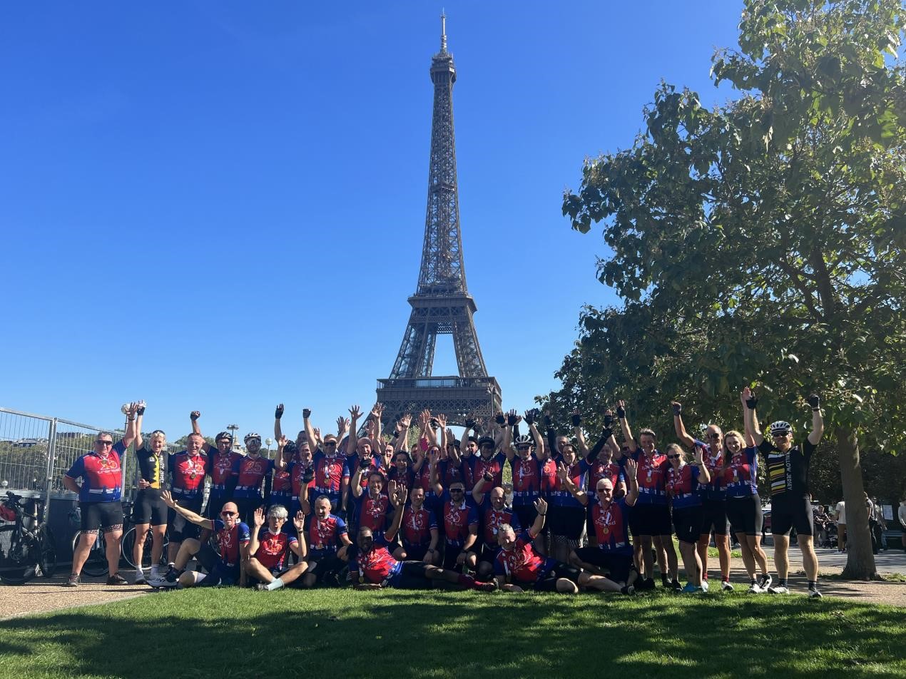 Transaid’s London to Paris cycle challenge raises more than £65,000