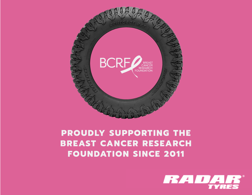 Radar Tires continues breast cancer research support