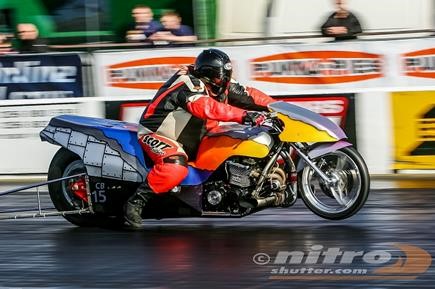 Drag bike racing tribute for ‘The Cannon’