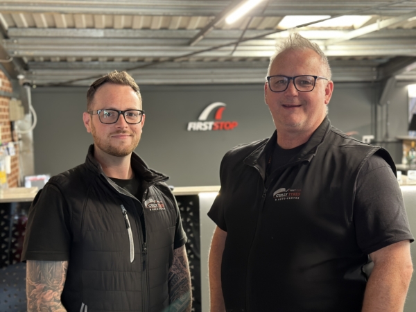 Cully Tyres & Autocare co-owners Scott Morgan (left) and Gary Thomson