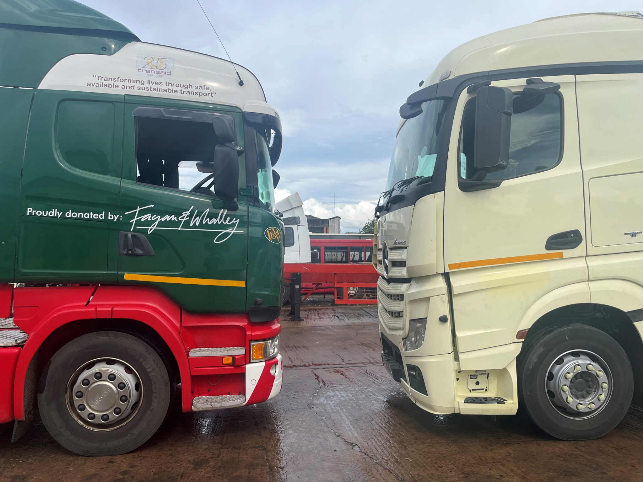 Truck donations allow Transaid to support HGV driver training in Zambia