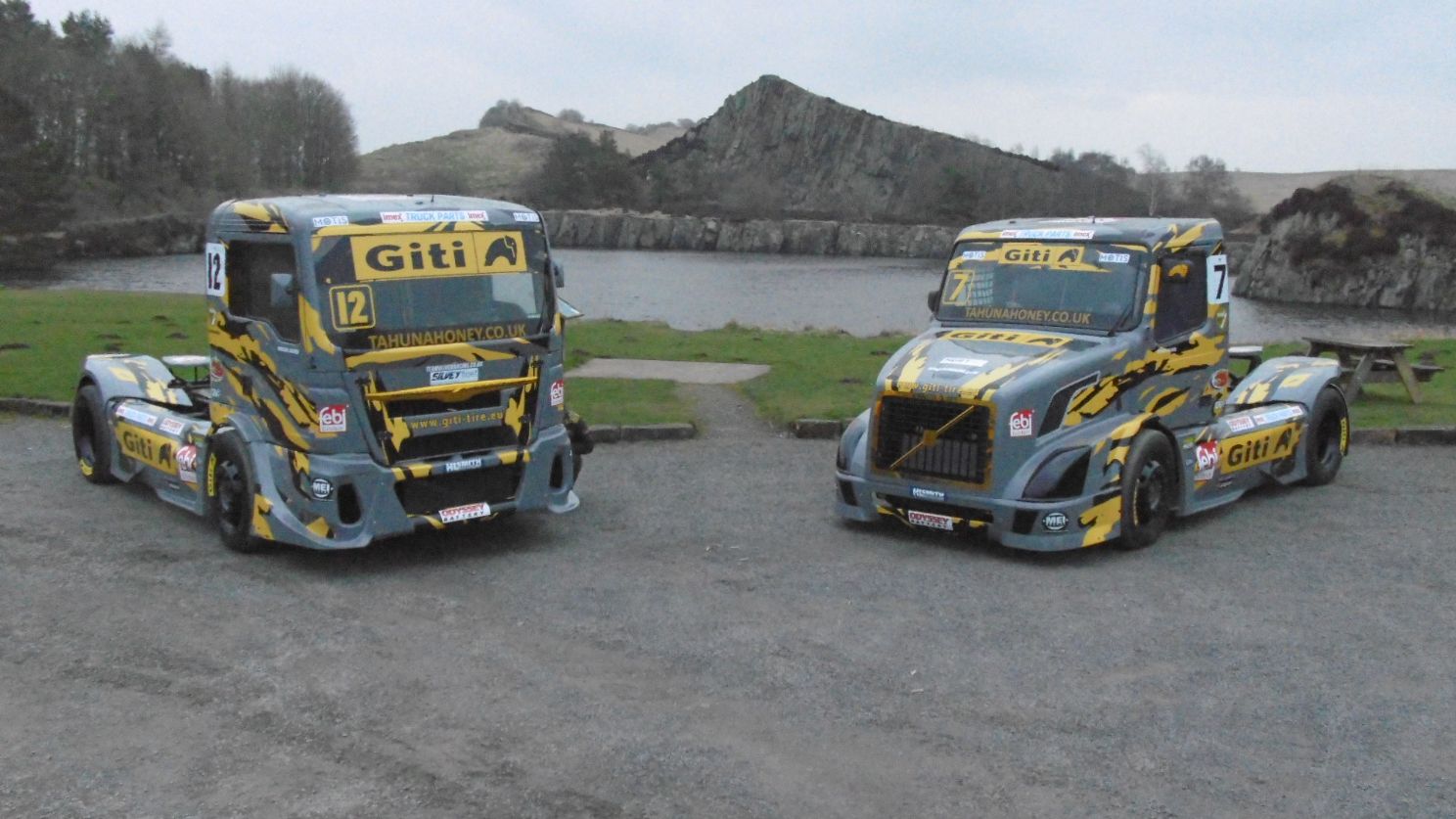 New Giti Tire Motorsport livery for TOR trucks in BTRC 2024