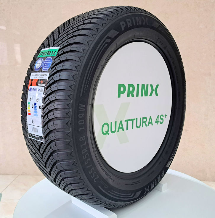 Prinx evolves all-season offer with Quattura 4S+, introduces van tyres