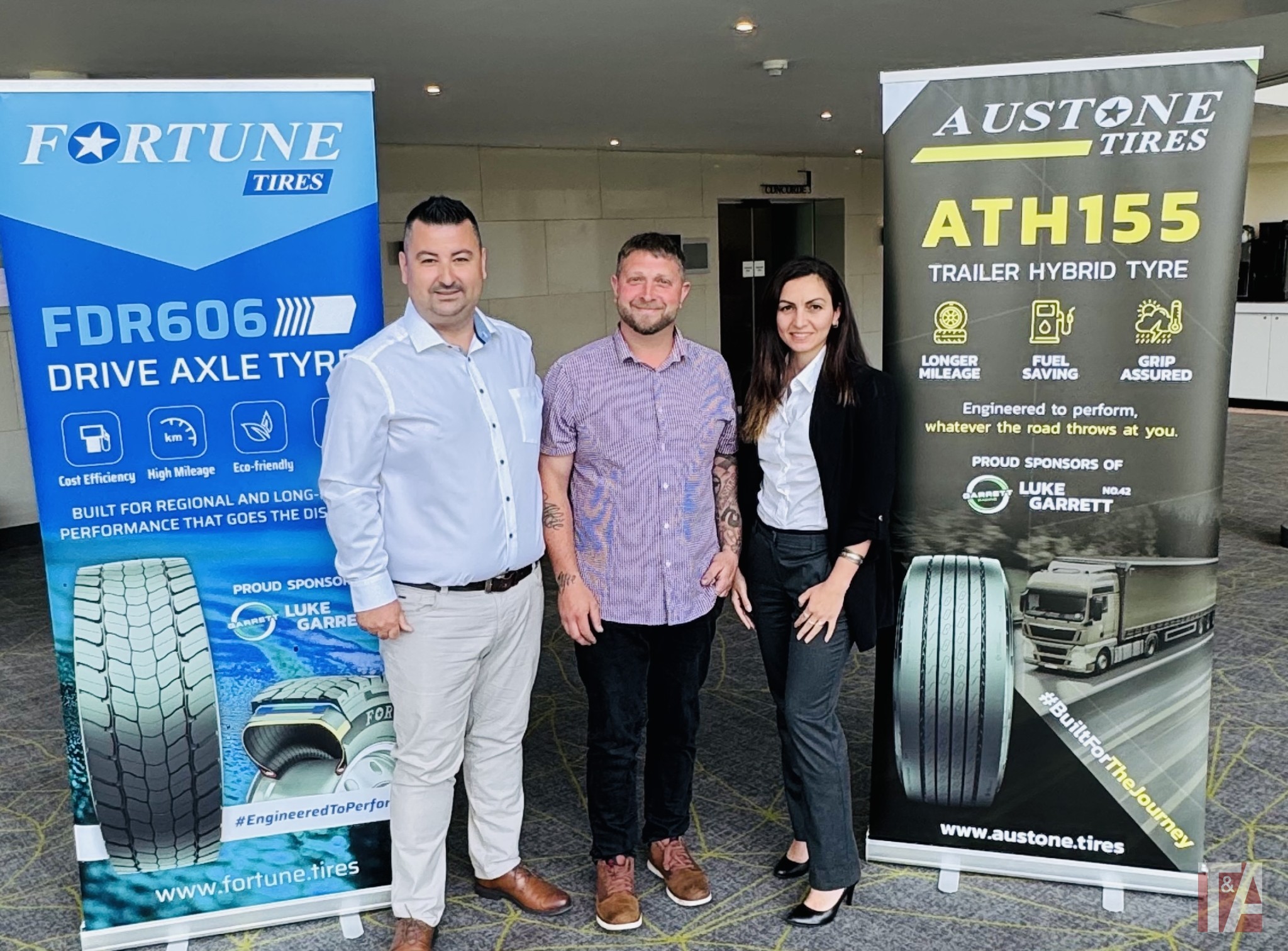 Fortune and Austone support Garret Trucksport in European Truck Racing Championship